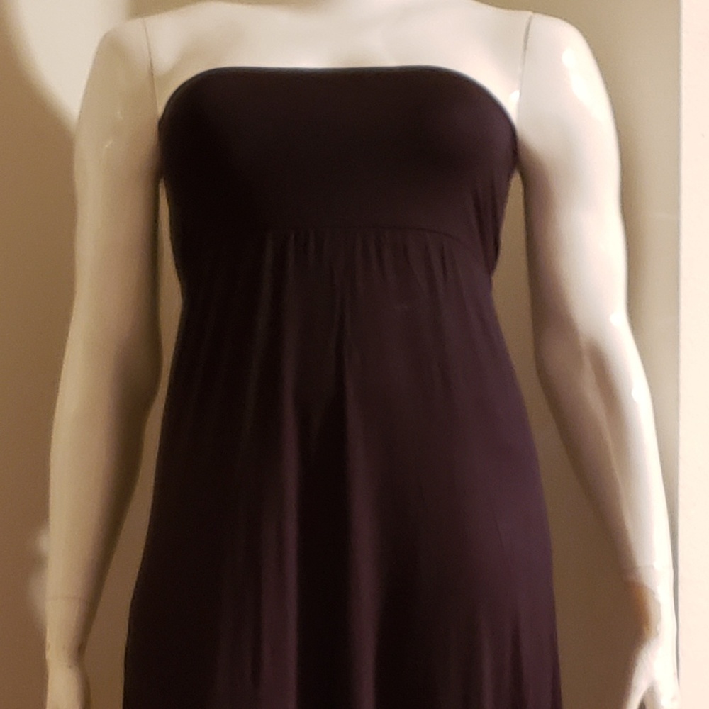 Plus Size strapless Maxi dress